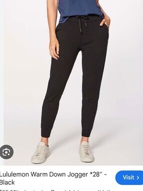 lululemon athletica Black Drawstring Joggers